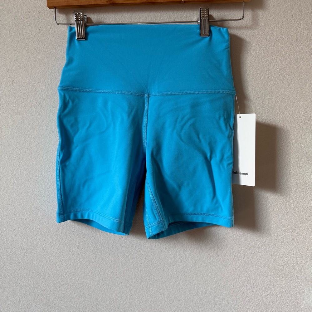 NWT Lululemon Align High-Rise Short 6" Kayak Blue Light Size 6